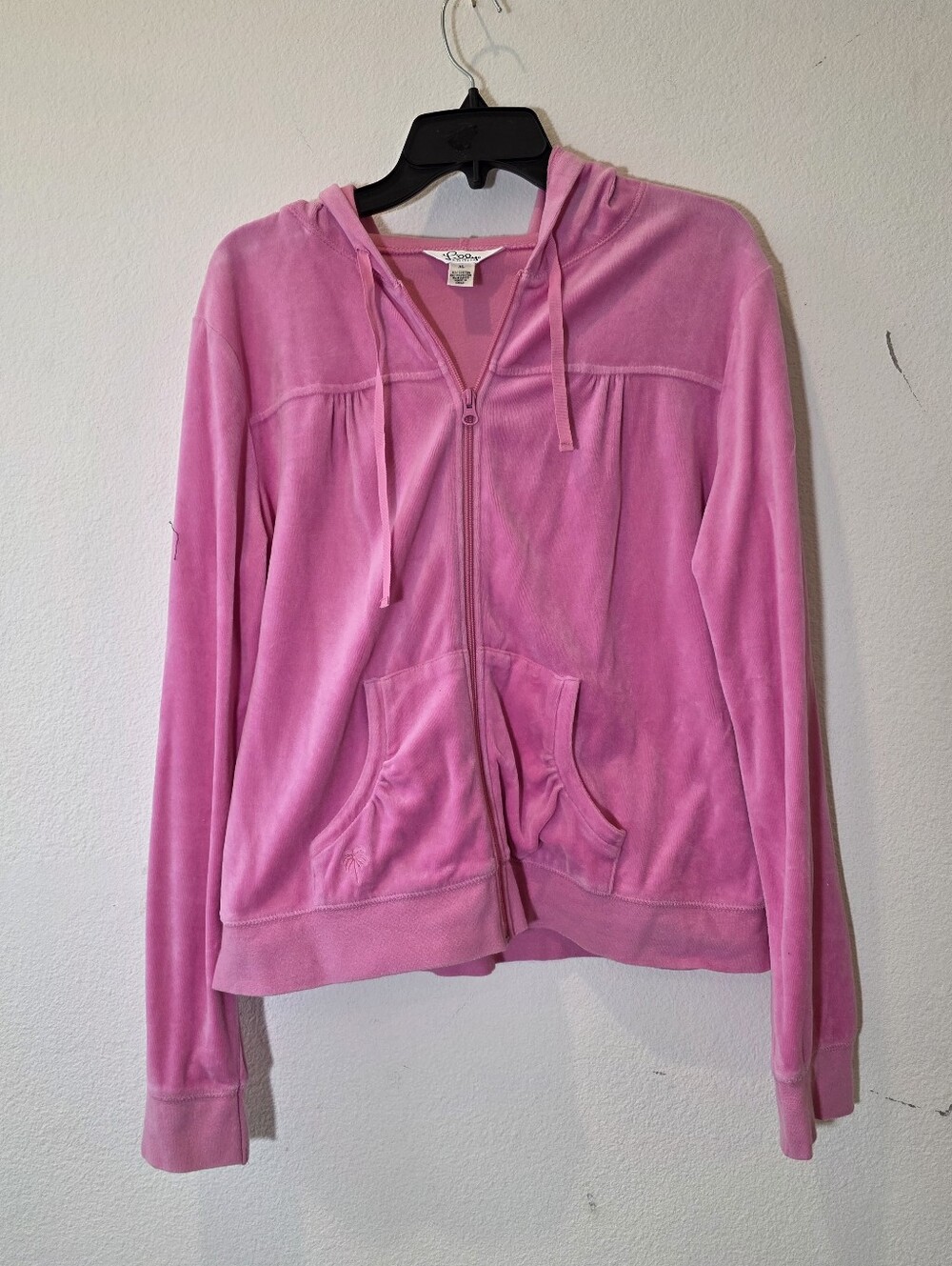 Lilly Pulitzer Pink Zip-Up Hoodie Sz XL